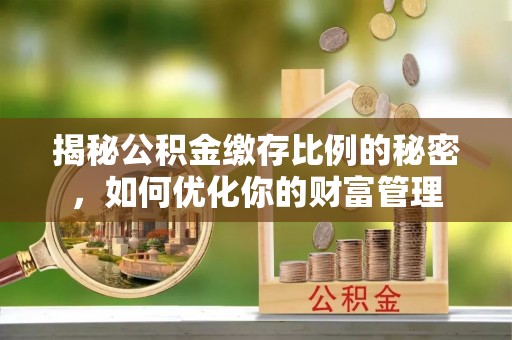 六甲揭秘公积金缴存比例的秘密，如何优化你的财富管理