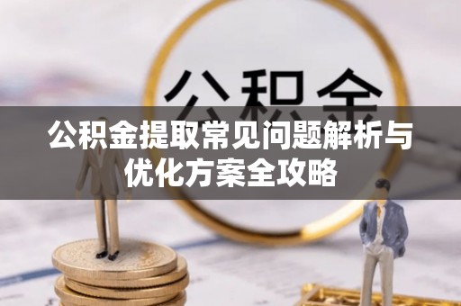 六甲公积金提取常见问题解析与优化方案全攻略