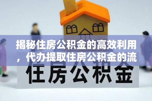 六甲揭秘住房公积金的高效利用，代办提取住房公积金的流程与技巧