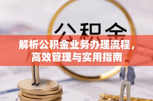 六甲解析公积金业务办理流程，高效管理与实用指南