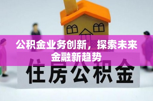 六甲公积金业务创新，探索未来金融新趋势