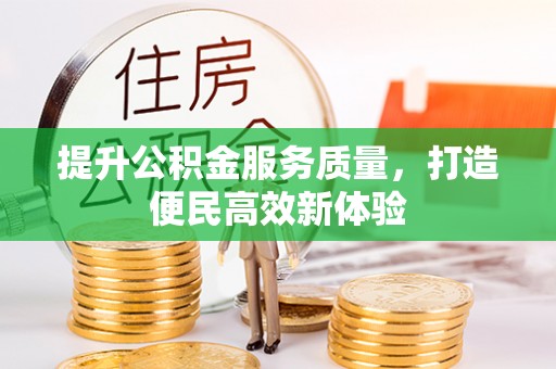 六甲提升公积金服务质量，打造便民高效新体验